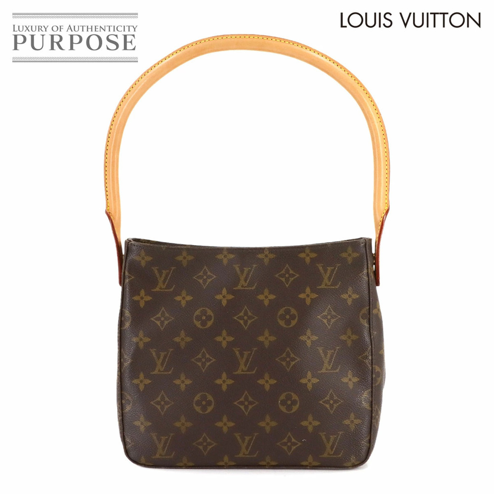 Louis Vuitton Monogram Looping Shoulder Bag Brown
